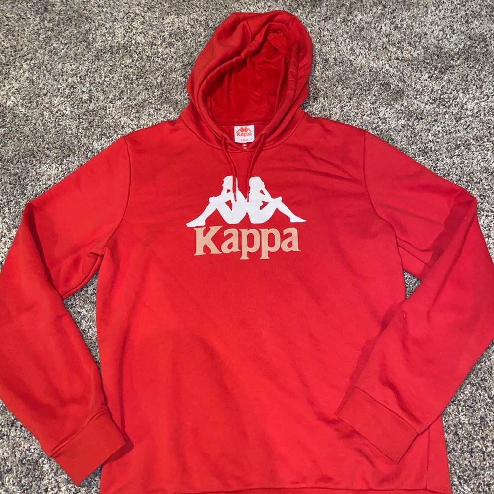 KAPPA MENS RED HOODIE